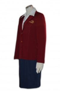 BS217 formal uniform provider team group embroidery tailor made company supplier suits manufacturer